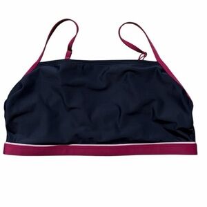 All in Motion Dark Blue and Pink Sports Bra Size XL